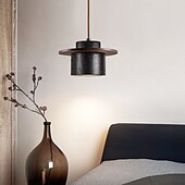 abordables Suspension-2 lumières 3 lumières 20 cm Design Unique conception avec îlot Suspension Bois Pierre Finitions peintes Moderne Style Nordique 85-265V