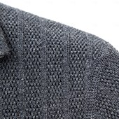 billige Herre Elite Yttertøy-herre ullblazer jakke genser frakk skole formell bryllup elegant varm vår høst ull nylon ensfarget jacquard flere lommer komfortabel enkeltspent blazer med to knapper svart mørkegrå militærgrønn