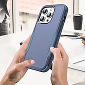 お買い得  iPhone用ケース-電話 ケース 用途 iPhone 16 Pro Max プラス iPhone 15 プロマックスプラス iPhone 14 13 12 11 Pro Max Plus Mini バックカバー 磁石バックル ワイヤレス充電をサポート 耐衝撃 レトロ風 TPU PC