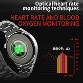 abordables Relojes inteligentes-696 SK32 Reloj inteligente 1.58 pulgada Smartwatch Reloj elegante Bluetooth ECG + PPG Podómetro Recordatorio de Llamadas Compatible con Android iOS Mujer Hombre Llamadas con Manos Libres Recordatorio