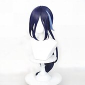 preiswerte Gaming Perücken-Genshin Impact Clorinde Anime Cosplay Perücken Cosplay Perücken Halloween Karneval Party Comic-Konzert Perücke Für Damen Erwachsene
