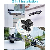 cheap Street Lights-LED Street Lights Clip On Solar Motion Lights Outdoor Waterproof Solar Fence Lights Outdoor with 3 Lighting Modes 36 LED Portable Security Light for Fence Gutter Backyard Garage Camping (2Pcs 1PC)