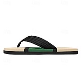 billiga Semester Sandaler-knallröda flip-flops för män med nätremmar - lättviktskomfort för dagligt bruk