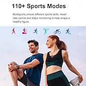 preiswerte Smartwatch-696 LA99 Smartwatch 1.43 Zoll Smartwatch Fitnessuhr Bluetooth EKG + PPG Schrittzähler Anruferinnerung Kompatibel mit Android iOS Damen Herren Freisprechanrufe Nachrichtenerinnerung IP 67 46mm
