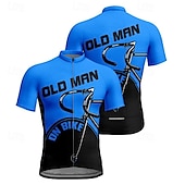cheap Men&#039;s Jerseys-Men&#039;s Cycling Jersey Short Sleeve Bike Tee Tshirt Jersey with 3 Rear Pockets Mountain Bike MTB Breathable Quick Dry Anatomic Design Wicking Yellow Red Blue Sports Clothing Apparel