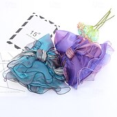 preiswerte Partyhut-Kopfstück Organza Hochzeit Abendgesellschaft Elegant Hochzeit Mit Tüll Kopfschmuck Kopfbedeckung