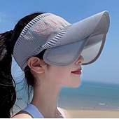 cheap Heating &amp; Cooling-Summer Womens Sun Visor Hat, Breathable Fly-Knit Stretchable Wide Brim Sun Hat, UV Protection for Travel &amp; Outdoor