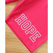 levne Dívčí 3D vize &amp; záření-Dívčí 3D Písmeno Tričko a kraťasy Sada Krátký rukáv Léto Jaro Sportovní Módní Denní Děti 4-12 let Tričkový Venkovní Dovolená Sport Na míru