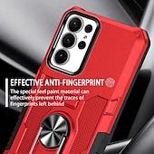 abordables Carcasas Samsung-Funda para teléfono para Samsung Galaxy S24 S23 S22 S21 Ultra Plus A55 A35 A25 A15 5G A34 A54 A73 A53 A33 A23 A13 A72 A52 A32 A22 A12 Cubierta trasera soporte magnético a prueba de golpes retro PC