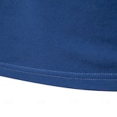 baratos Polo Elite Masculino-Homens Pólo Polo de malha Formal Trabalho Aberto para a Lateral Manga Curta Floral Botões Estampado Primavera Azul denim Branco Azul Marinha Verde cáqui Azul Claro Pólo