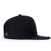 economico Cappelli da uomo-Per uomo Cappello snapback Cappello da Sole Bianco Bianco / Nero Misto poliestere / cotone Ricamato Moda Casual Quotidiano Foglia di erbaccia Regolabile Protezione solare Traspirante