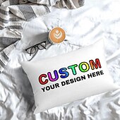 baratos Presentes Personalizados-Funda de Almofada Lombar Personalizada de Formatura Adicione sua Imagem Melhor Presente de Formatura Foto Personalizada Design Imagem Almofada Casual Funda de Almofada 1pc Feita sob Medida para o Dia