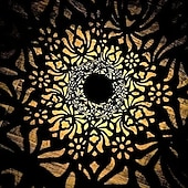 Недорогие Ландшафтные огни-2 шт. светодиодных садовых фонаря на солнечных батареях, уличные проекции звездного неба, водонепроницаемые солнечные металлические фонари, ретро-полый дизайн, подходит для украшения сада, террасы,