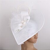 preiswerte Faszinator-Kopfstück Leinenoptik Federn Hochzeit Abendgesellschaft Elegant Hochzeit Mit Feder Kopfschmuck Kopfbedeckung