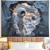 halpa Planeetta Kudelma-Planeetta Universumi Astronautti Riippuva Gobeliini Taide Suuri Gobeliini Seinäläjä Decor Valokuvatausta Peitto Verho Koti Makuhuone Olohuone Koriste