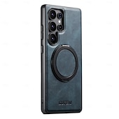 Χαμηλού Κόστους Samsung Θήκη-τηλέφωνο tok Για Samsung Galaxy S24 Ultra Plus S23 Ultra Plus S22 Plus Ultra S25 S25 Plus S25 Ultra Πίσω Κάλυμμα με βάση στήριξης Μαγνητική Υποστήριξη ασύρματης φόρτισης Ρετρό TPU PC PU δέρμα