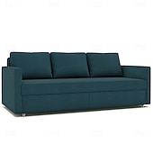 baratos Capa do sofá futon.-capa de sofá-cama capa de veludo futon capas de cor sólida acolchoadas frihetcover litb capa prime