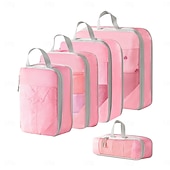 economico deposito bagagli e viaggi-Cubi di imballaggio a compressione per riporre i bagagli da viaggio e salvaspazio per l&#039;organizzatore dello zaino, set da 10 pezzi per dispositivi digitali, articoli da toeletta, trucco, vestiti,
