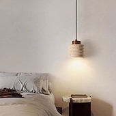 abordables Luces colgantes-12 cm Diseño circular/redondo. Diseño de linterna Lámparas Colgantes Piedra Estilo artístico Estilo retro Estilo clásico Vintage Tradicional / Clásico 110-120V 220-240V