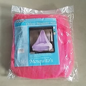 preiswerte Betthimmel &amp; Vorhänge-Bett-Baldachin Baumwolle Loft solid Kinder zusammenklappbare runde Hoop durchsichtige Moskito-Netz Mädchen Bett-Baldachin