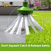 cheap Animal Support &amp; Care-1 Piece Foldable Bug Trap - green and White Easy to Grip Handle - to Catch Cockroaches Bees Spiders - essential Pest Control Tool for Homes and Apartments
