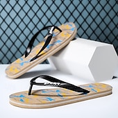 cheap Vacation Sandals-Men&#039;s Camouflage Flip-Flops with Durable Rubber Sole - Perfect for Outdoor and Beach Activities