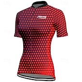 abordables Maillots pour femmes-Femmes Maillot de cyclisme Manche Courte Cyclisme T-shirt Maillot avec 3 poches arrière VTT Vélo tout terrain Respirant Séchage Rapide Design Anatomique Évacuation de l&#039;Humidité Rose Bleu Vert foncé