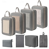 cheap Luggage &amp; Travel Storage-Compression Packing Cubes for Travel, Luggage &amp; Backpack Organizer Set, Space Saver Storage Bags for Clothes, Shoes, Toiletries, Makeup &amp; Digital Accessories