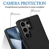 economico Cover Samsung-telefono Custodia Per Samsung Galaxy S24 S24 Ultra Plus S23 S22 S21 S20 Ultra Plus FE S25 S25 più S25 Ultra Per retro Con supporto A calamita Slot per schede Retrò TPU pelle sintetica