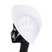 abordables Fascinators-Coiffe Tulle Mariage Élégant ancien Avec Plume Casque Couvre-chef
