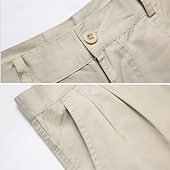 Χαμηλού Κόστους σορτς εργασίας-Ανδρικά Φόρεμα Σορτς Σορτς εργασίας Σορτς του γκολφ Τσέπη Σκέτο Άνεση Αναπνέει Μήκος γόνατος ΕΞΩΤΕΡΙΚΟΥ ΧΩΡΟΥ Επιχείρηση Αθλήματα Καθημερινό Μαύρο Χακί