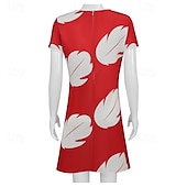 billige Kvinners kostymer-Lilo Kjoler Cosplay kostyme Karnevalskostyme Kle deg opp Film-Cosplay for Dame Voksne Halloween Karneval Verdens bokdag Ytelse Fest
