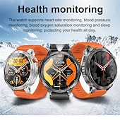 levne Chytré hodinky-696 K69 Chytré hodinky 1.75 inch Inteligentní hodinky Bluetooth Záznamník hovorů Měřič spánku Monitor srdečního tepu Kompatibilní s Android iOS Dámské Muži Hands free hovory Záznamník zpráv IPX-0