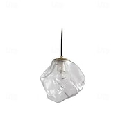 economico Luci a sospensione-15 cm Forme Geometriche Lampada a sospensione Vetro Metallo Vetro Stile Moderno Geometrico Minimalista Galvanizzato Finiture Verniciate LED Moderno 110-240 V