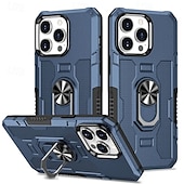 お買い得  iPhone用ケース-iPhone 16 Pro Maxプラス iPhone 15 Pro Maxプラス iPhone 14 13 12 11 Pro Maxプラス バックカバー リングホルダー 磁気 ショックプルーフ レトロ PC用の電話ケース