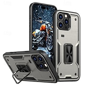 levne Pouzdra pro iPhone-telefon Carcasă Pro iPhone 16 Pro Max Plus iPhone 15 Pro Max Plus iPhone 14 13 12 Pro Max Plus Zadní kryt Držák na prsteny Magnetické Nárazuvzdorné Retro TPU PC