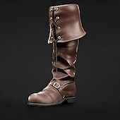 levne obuv-Retro Středověké Renesanční Boty Pánské Dámské Unisex Keltské Pirát předvečer Všech svatých Karneval Plesová maškaráda Večírek Plesová maškaráda Dospělé Boty