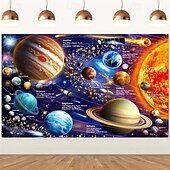 olcso Bolygó Szőttes-Bolygó Függő Gobelin Fali Művészet Univerzum Nagy Gobelin Freskó Dekoráció Fénykép Háttér Takaró Függöny Otthon Hálószoba Nappali Dekoráció