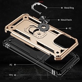 abordables Carcasas iPhone-Funda para iPhone 16 Pro Max Plus iPhone 15 Pro Max Plus iPhone 14 13 12 11 Pro Max Plus Carcasa trasera con soporte magnético antichoque retro TPU PC