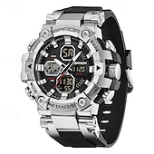 abordables Relojes digitales-SANDA Hombre Reloj Digital Esfera Grande Al Aire Libre Deportes Moda Luminoso Despertador Calendario Cronógrafo Silicona Reloj