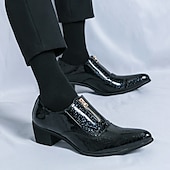 tanie Buty Oxford-męskie złote, teksturowane botki - egzotyczne, skórzane, sznurowane, ze wzorem wężowej skóry, na bale maturalne i specjalne okazje