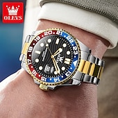 cheap Quartz Watches-OLEVS 3610 Brand Trendy Fashion Business Men&#039;s Watches Waterproof Stainless Steel TOP Quartz Watch