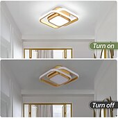 economico Lampade da soffitto con dimmer-lampade da corridoio a led nere e dorate moderne lampade da soffitto a led vicine alle luci da soffitto adatte per corridoi camere da letto bagni cucine balconi luci da soffitto