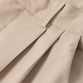 preiswerte Schlank-Herren Anzughose Hose Plissiert Tasche Gerader Schnitt Einfach Komfort Weich Volle Länge Formell Geschäft Täglich Mode Streetwear Cachi scuro Hellkaki