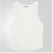 baratos Tops de ginásio-Homens Malha Íntima Camiseta Interior camisa sem manga Sem Manga Gola Redonda Verão Côr Sólida Moda Designer Músculo Tricotado Ao ar livre Férias Preto Branco Verde Tropa Top Tee para Homens
