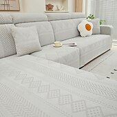 cheap Sofa Cover-Elastic Jacquard Fabric Sofa Cover Stretch Couch Cover Sectional L Shape Sofa Slipcover Corner Case for Living Room 1/2/3/4 Seat