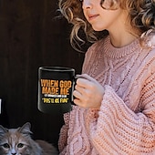 voordelige Mokken &amp; Bekers-Zwart Keramiek Berichtenserie Mugs &amp; Cups