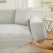 baratos Cobertura de Sofa-capa de sofá de tecido jacquard elástico capa de sofá elástica secional em forma de l capa de sofá de canto para sala de estar 1/2/3/4 assentos