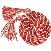 abordables Costumes Carrière et Déguisements Profession-Lot de 10 cordons d&#039;honneur de remise de diplôme de 67 pouces, cordons d&#039;honneur à pompon de remise de diplôme, cordons d&#039;honneur en vrac pour étudiants diplômés