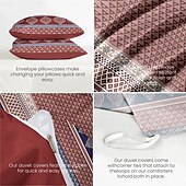 abordables 100% Coton-Housse de couette mandala ethnique taille double ensemble de literie en coton ensembles de lit housse de couette douce légère avec 2 taies d&#039;oreiller pour l&#039;été le printemps
